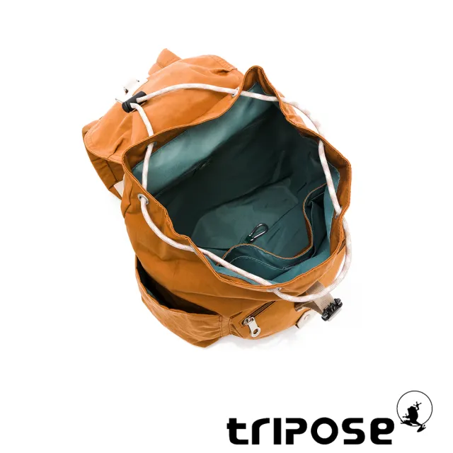 【tripose】MEMENTO微皺尼龍輕量後背包-小(稻禾駝)