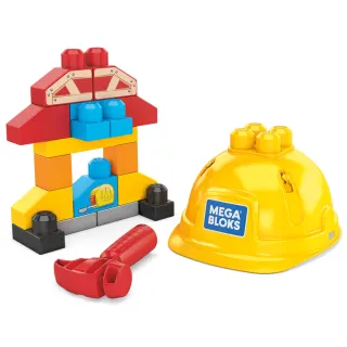 【Mega Bloks 美高積木】建築工具組(兒童積木/大積木/學習積木/創意DIY拚搭/男孩玩具/女孩玩具)