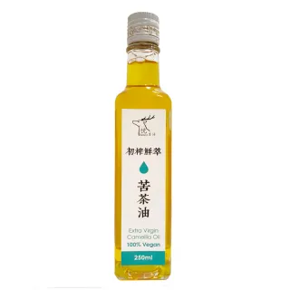 【悅生活】極鮮 嘉義梅山三道過濾冷壓苦茶油王 ω-9 83% 250ml/瓶 二入組(伴手禮 拜拜箱)