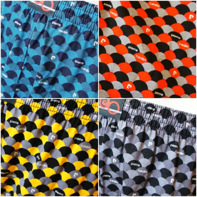 【pierre cardin 皮爾卡登】3件組 100%絲光棉幾何印花針織四角褲-廠出(四角褲/男內褲)