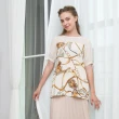 【ALVA】專櫃名品款絲緞感洋裝上衣(4件組)