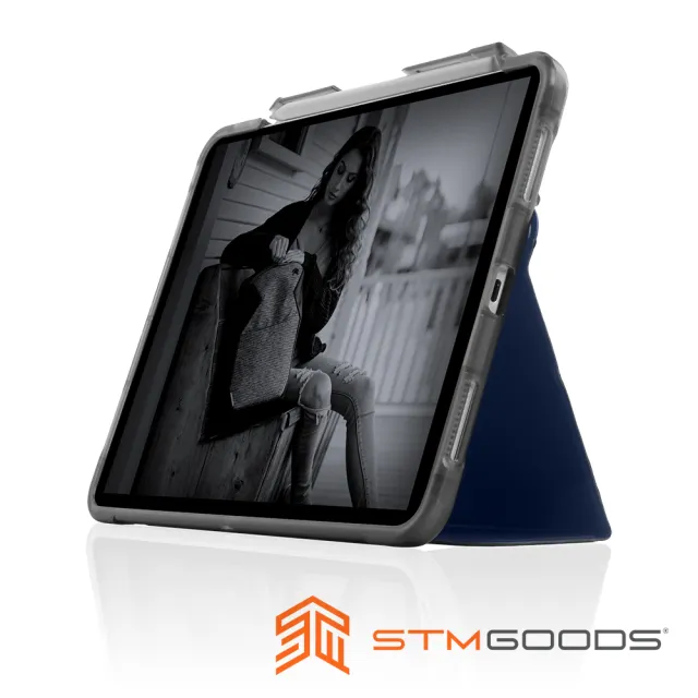 【STM】iPad Pro 11吋 第一/二/三/四代 Dux Studio 晶透強固軍規防摔平板保護殼(深藍)