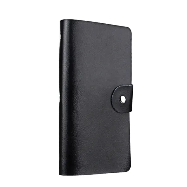 【H.S】真皮多功能信用卡套名片夾2個入 黑色(GT0119BK)