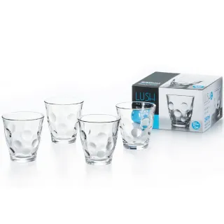 【ADERIA】日本製 水玉茶吹玻璃杯 4入組(240ml)