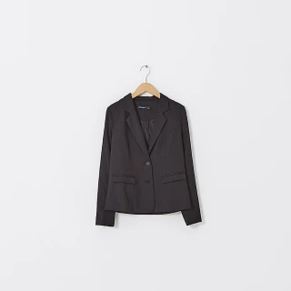 【MASTINA】簡約修身西裝-女長袖外套(黑色/魅力商品/版型適中)