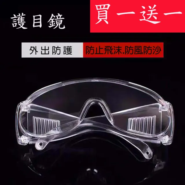 【SKIP 四季織】防飛沫護目鏡(買一送一)(護目鏡)