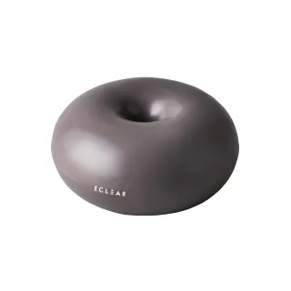 【ELECOM】ECLEAR 甜甜圈瑜珈抗力球45cm(灰)