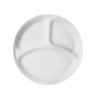 【CORELLE 康寧餐具】純白8吋分隔餐盤(385)