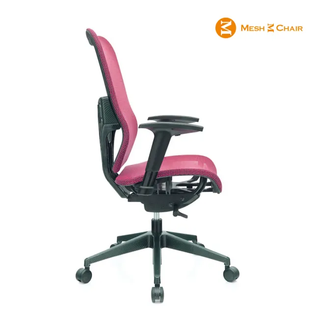 【Mesh 3 Chair】華爾滋人體工學網椅-無頭枕-紅色(人體工學椅、網椅、電腦椅)