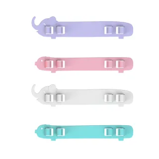 【PEKO】口罩神器兒童專用可愛動物造型防勒耳減壓延長調整帶(2款任選/4入混色組)