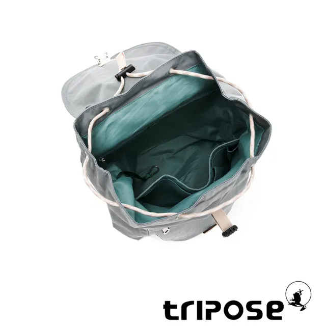 【tripose】MEMENTO微皺尼龍輕量後背包-大(優雅灰)