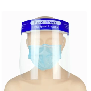 【Docomo】10入組 頭戴式透明防護面罩 防疫隔離面罩 全臉防護面具 不起霧 透明面罩 防飛沫防塵防噴濺