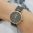 【NATURALLY JOJO】極簡美學陶瓷腕錶-JO96980-88R(黑陶玫瑰金/34mm)
