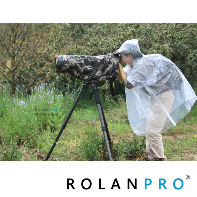 ROLANPRO 若蘭 長焦鏡頭專用雨衣 大砲雨衣 L(大砲雨衣 雨衣 防水雨衣)