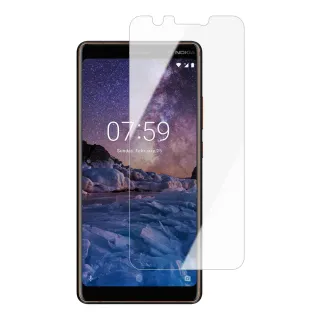 Nokia 7 Plus 3D非全滿版覆蓋透明鋼化玻璃疏油鋼化膜保護貼玻璃貼(Nokia 7P保護貼Nokia 7P鋼化膜)