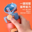 【YUNMI】可愛卡通316不鏽鋼保溫杯 彈蓋吸管保溫杯 保溫瓶(戶外便攜水壺 學習水杯 600ml)
