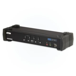 【ATEN】4埠 USB DVI Dual Link KVMP 多電腦切換器(CS1784A)