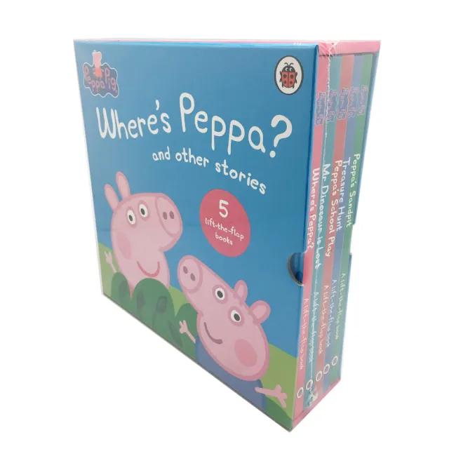 【Song Baby】Where’s Peppa? And Other Stories 佩佩豬在哪裡(翻翻套書)