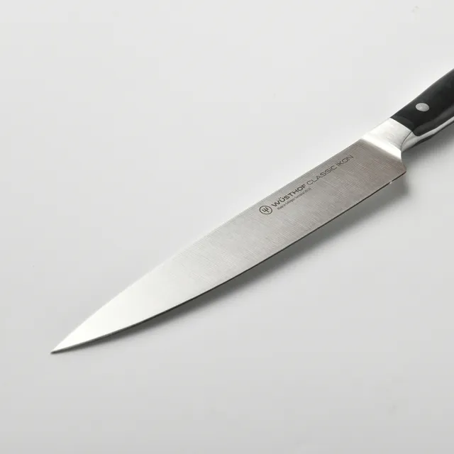 【WUSTHOF 三叉】三叉牌 Classic Ikon 料理刀 雕刻刀 廚師刀 20cm 黑柄 新版 盒裝(平輸品)