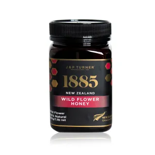 【1885】紐西蘭天然野花蜂蜜500g(紐西蘭官方FernMark銀蕨品質認證)