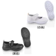 【TOPU ONE】16-23cm兒童鞋 公主鞋 黑白學生鞋 霧面輕量緩震抗菌防臭(白&黑色)
