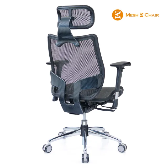 【Mesh 3 Chair】恰恰人體工學網椅-旗艦版-酷黑(人體工學椅、網椅、電腦椅、主管椅)