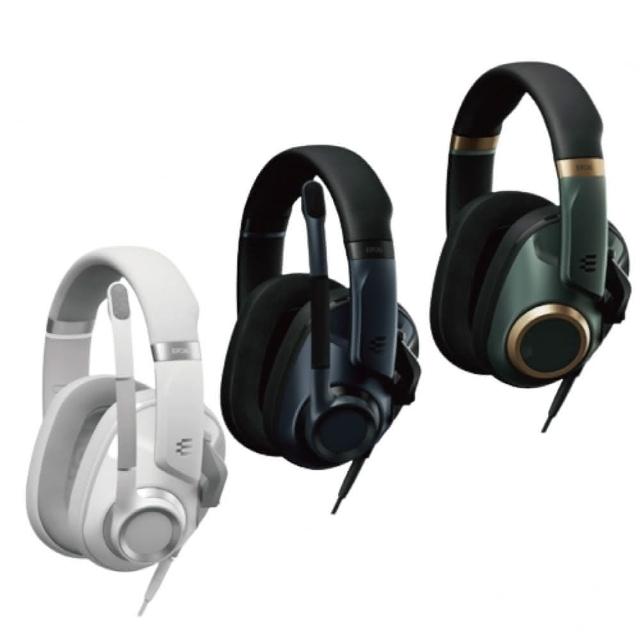 EPOS H6 PRO 是一款耳罩式有線耳機，提供優質音質與清晰通話功能，支援 iOS、Android 與 PC 系統，具備其他音質認證，並享有兩年保固服務，適合日常使用與多種裝置連線。