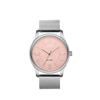 【KANGOL】英國袋鼠│典雅羅馬時標腕錶38mm-知性系列-閃耀銀米蘭錶帶(KG71338)