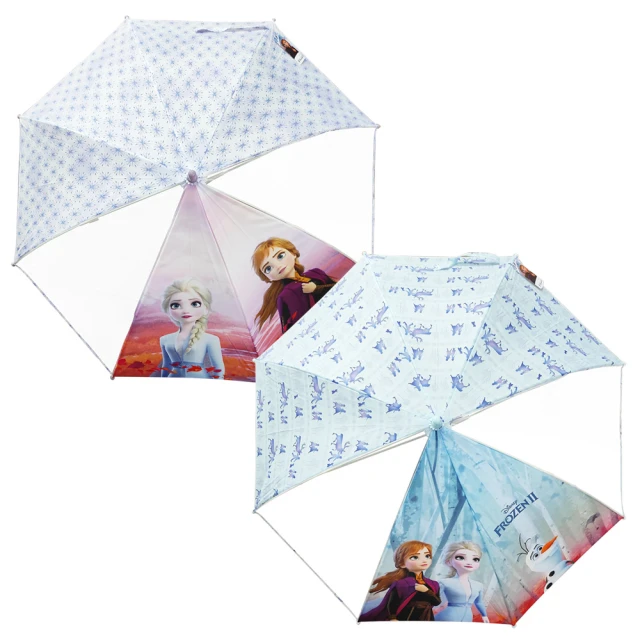 【Disney 迪士尼】Pickin冰雪奇緣53公分雨傘(自動傘 直立傘)