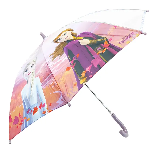 【Disney 迪士尼】Pickin冰雪奇緣53公分雨傘(自動傘 直立傘)