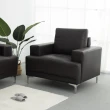 【IDEA】年代風華仿舊皮革單人座沙發