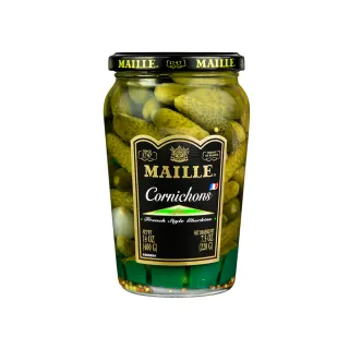 即期品【MAILLE 魅雅】法國 幼條瓜 400g(小酸瓜 效期20250830)