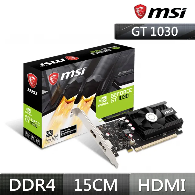 MSI 微星】GT1030 2GD4 LP OC PCI-E 顯示卡- momo購物網- 好評推薦-2025年1月