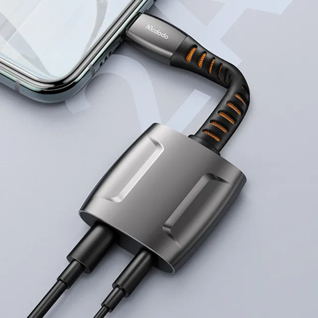 【Mcdodo 麥多多】Lightning/iPhone轉接頭音頻轉接器轉接線 3.5mm 奧丁系列(聽歌通話即插即用)