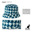 【KANGOL】FAUX FUR 漁夫帽(藍白色)