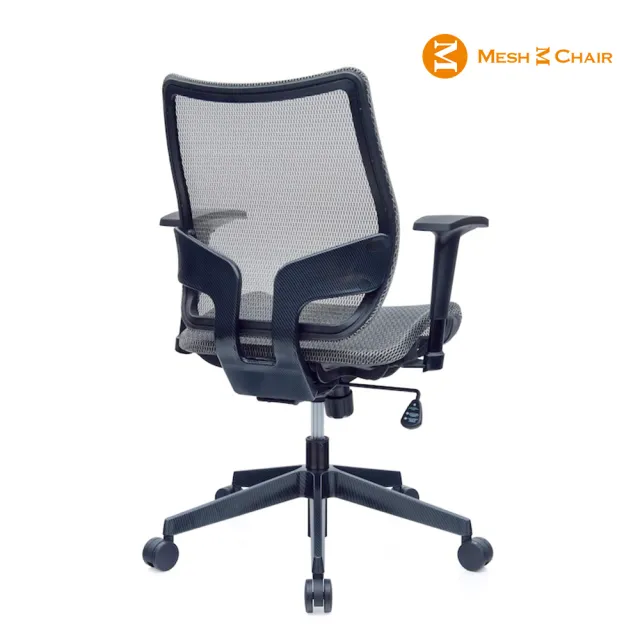 【Mesh 3 Chair】恰恰人體工學網椅-無頭枕-銀灰(人體工學椅、網椅、電腦椅)