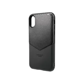 【Gramas】iPhone X/XS 5.8吋 邊際 軍規防摔經典手機殼(黑)