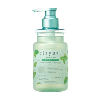 【claynal克萊諾】胺基酸白泥頭皮SPA護理洗髮精檸檬薄荷450ml(控油去屑蓬鬆亮澤強健髮根)