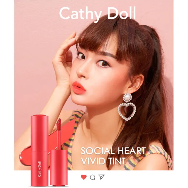 【Cathy Doll 凱蒂娃娃】玩美甜心唇頰釉3入組(贈深層極淨卸妝水 500ml)