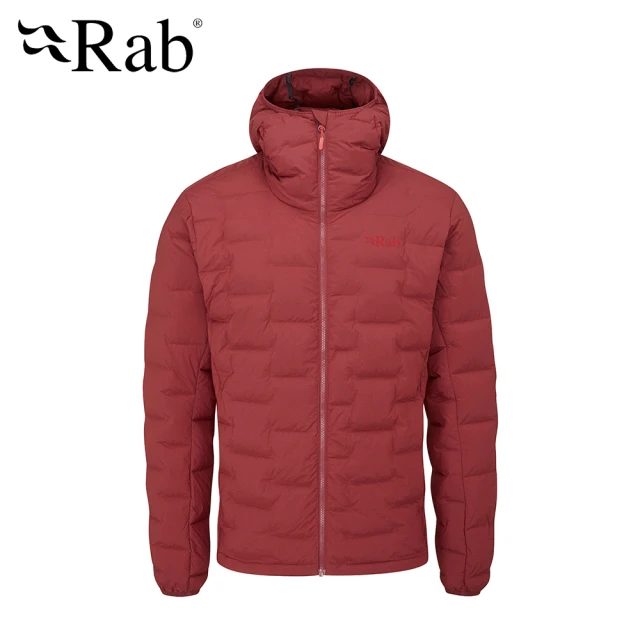 RAB Cubit Stretch Down Hoody 保暖羽絨連帽外套 男款 腥紅 #QDB30