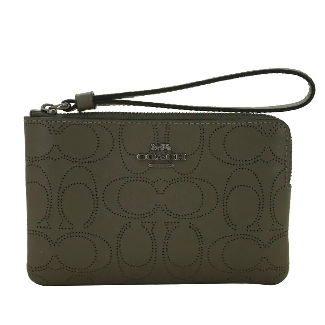 【COACH】經典LOGO馬車L型手拿包(任選色)