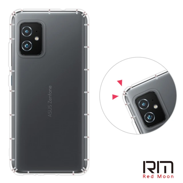 【RedMoon】ASUS ZenFone 8 / ZS590KS 防摔透明TPU手機軟殼