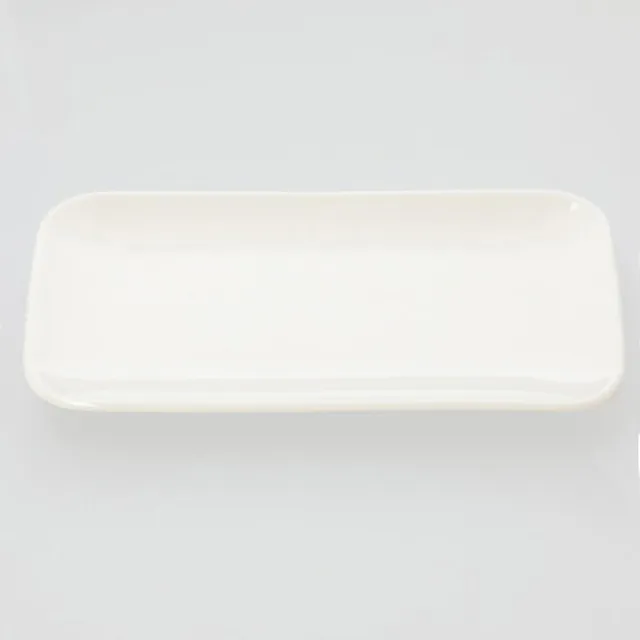 【NITORI 宜得利家居】長方盤 22X12cm JX213-A003-04 白色系餐具(長方盤)
