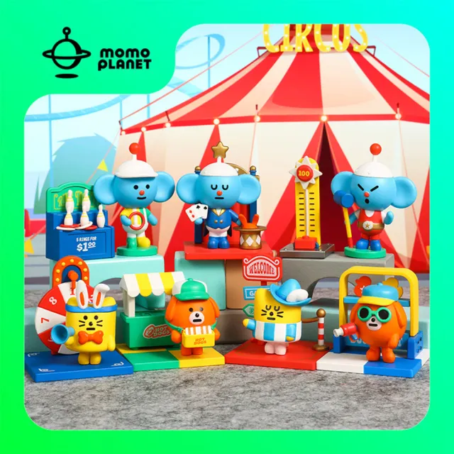 【幸會潮玩】Momo Planet園遊會系列公仔盒玩(8入盒裝)