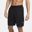 【NIKE 耐吉】短褲 Volley Swim Short 海灘褲 男 Belted Packable可收納 快乾 黑白(NESSB521-001)