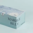 【一心一罩】藍色貝寶石紋30入/盒(海洋藍/大理石口罩/成人醫用口罩/雙鋼印/平面口罩)