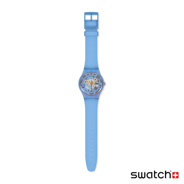 【SWATCH】New Gent 原創系列手錶SHIMMER BLUE 瑞士錶 錶(41mm)