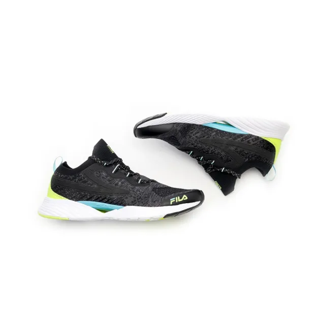 【FILA官方直營】運動鞋 慢跑鞋 男鞋 女鞋 RGB FLEX NEWDAY 中性慢跑鞋-黑(4-J533V-401)
