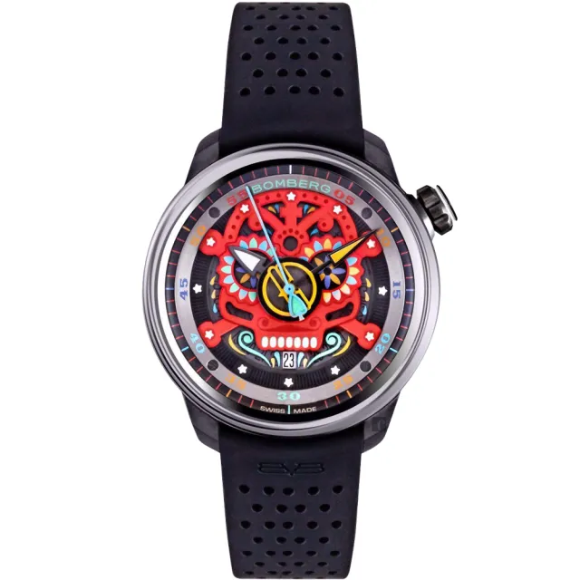 【BOMBERG】炸彈錶 BB-01 MARIACHI 限量版街頭樂隊骷髏手錶(CT43APBA.24-2.11)