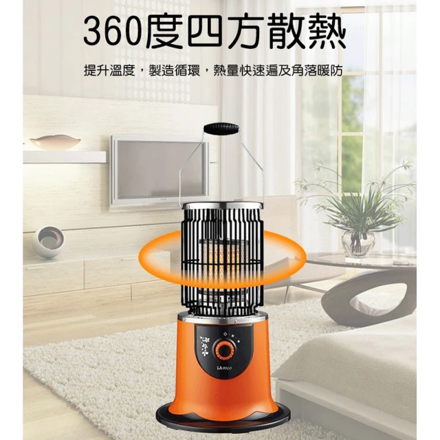 【LAPOLO】四方散熱型陶瓷電暖爐(LA-966)